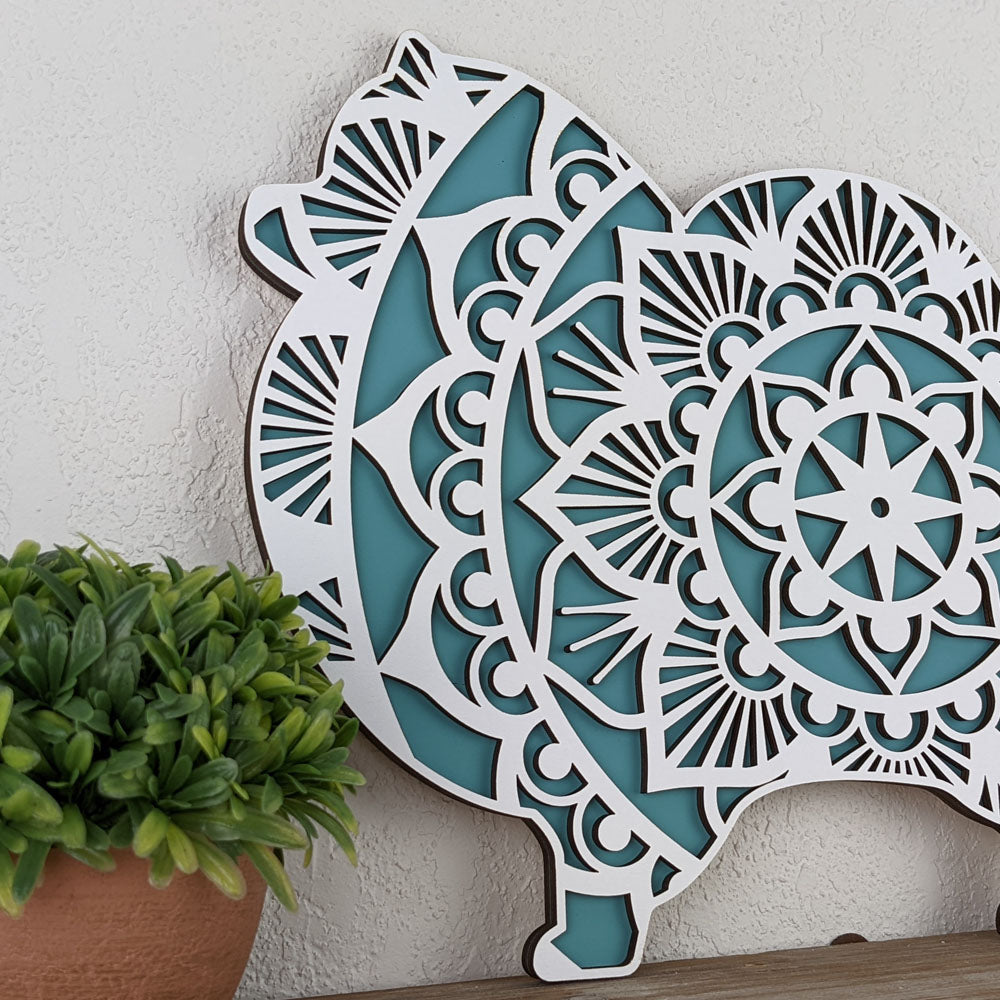Pomeranian Mandala Wall Décor