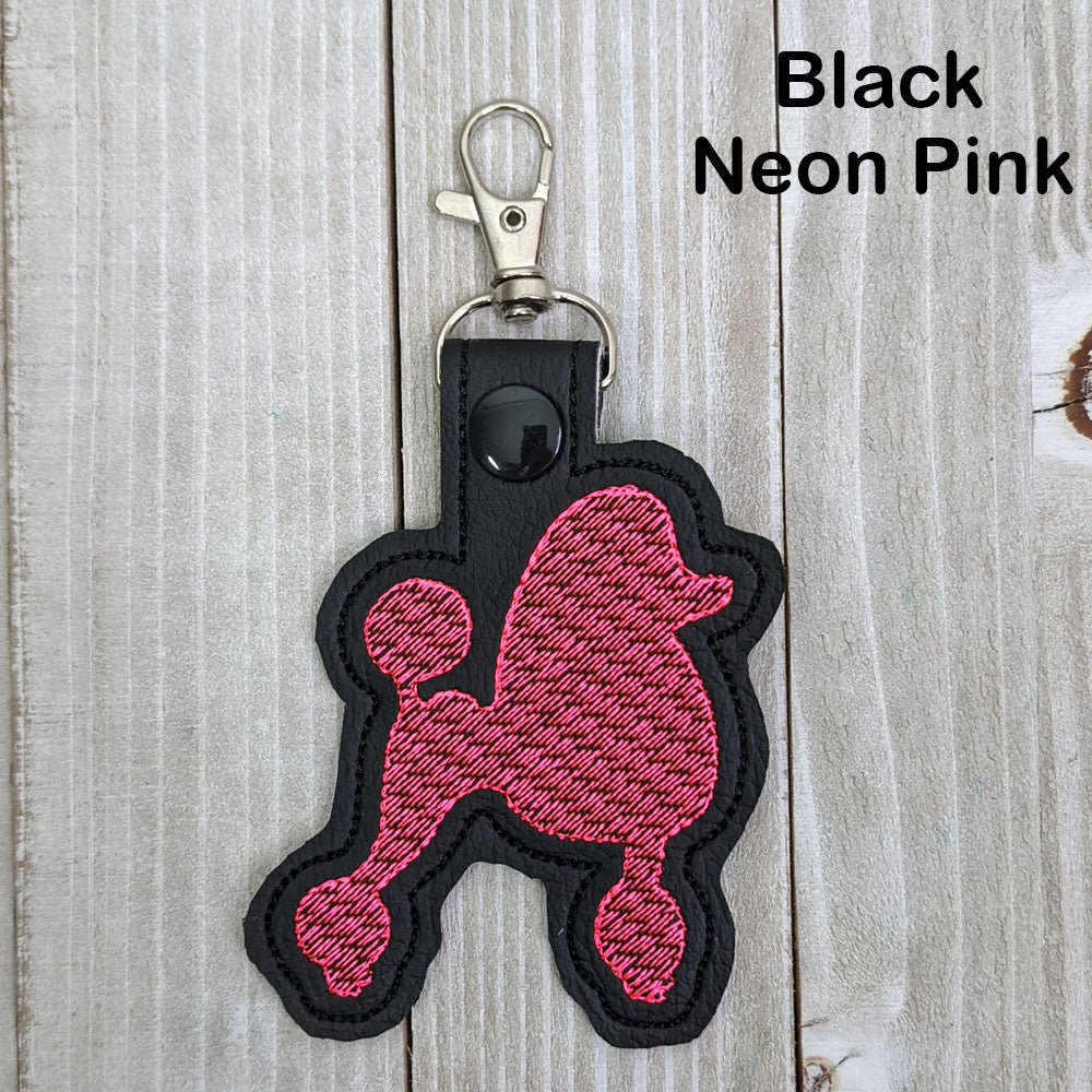 Poodle Key Fob