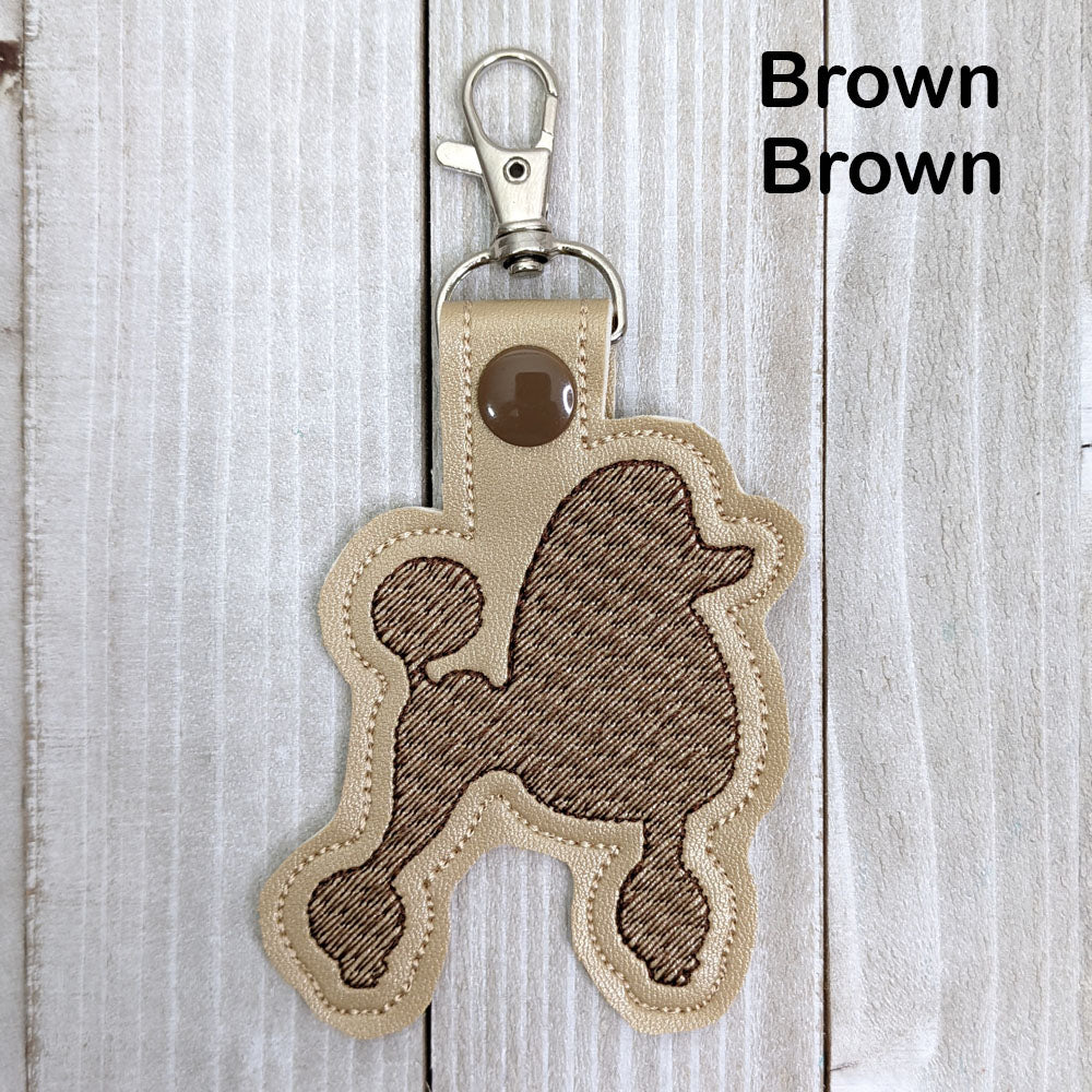 Poodle Key Fob