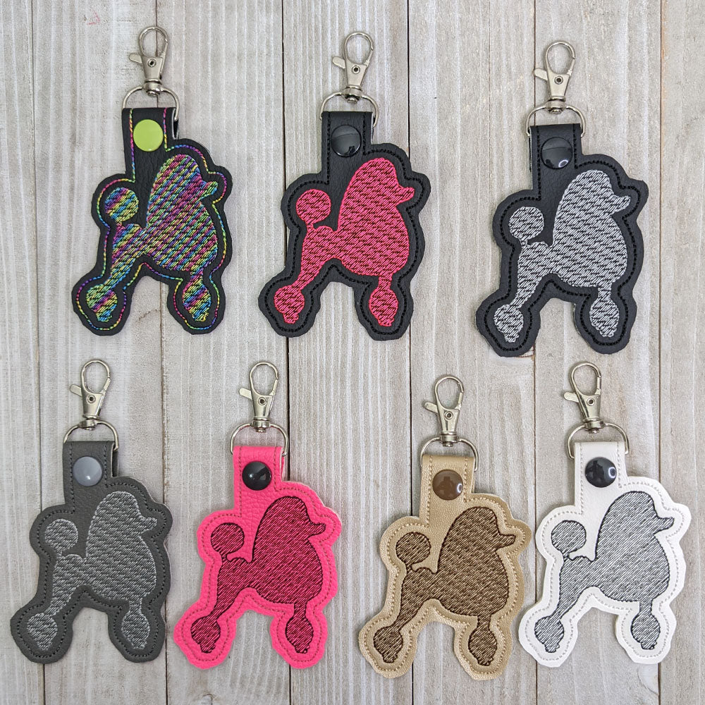 Poodle Key Fob