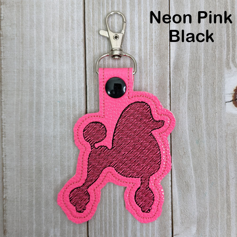 Poodle Key Fob