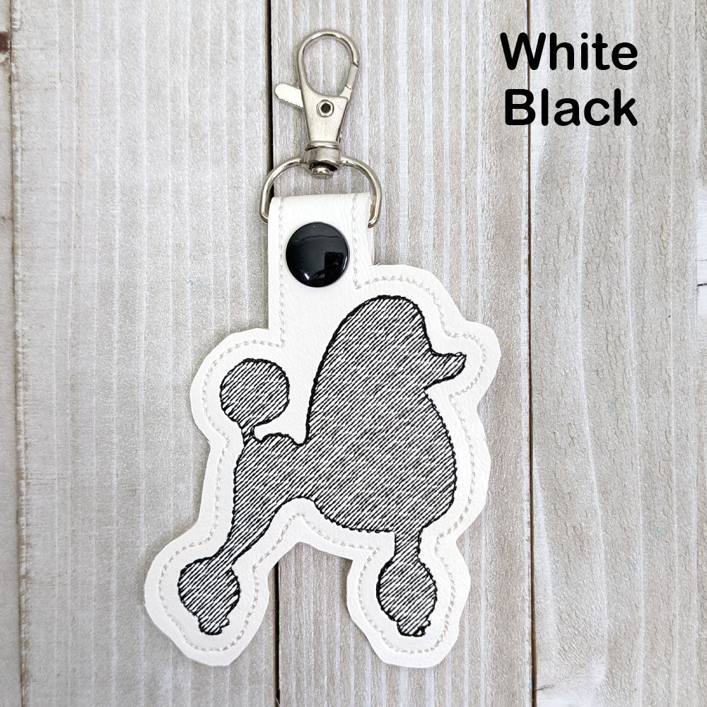 Poodle Key Fob