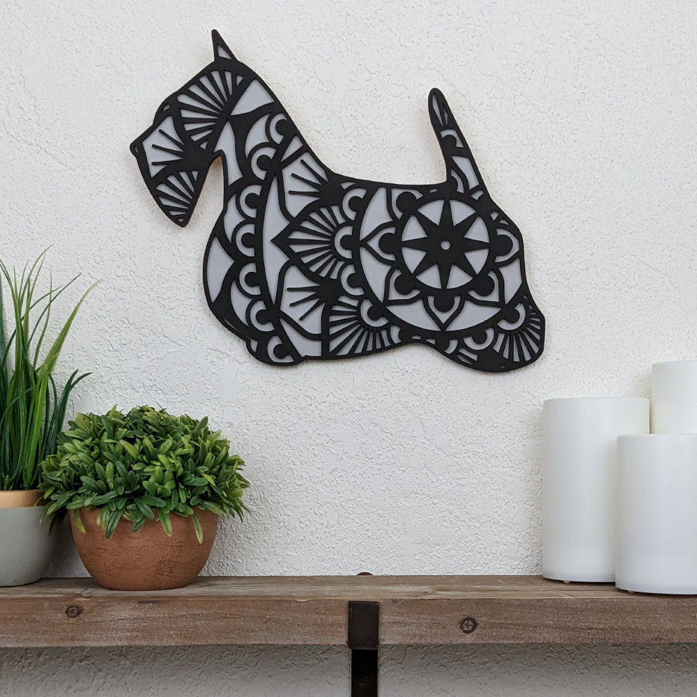 Scottie Mandala Wall Décor