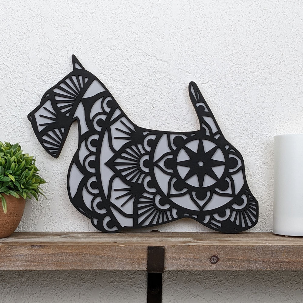 Scottie Mandala Wall Décor