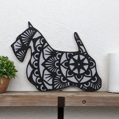 Scottie Mandala Wall Décor