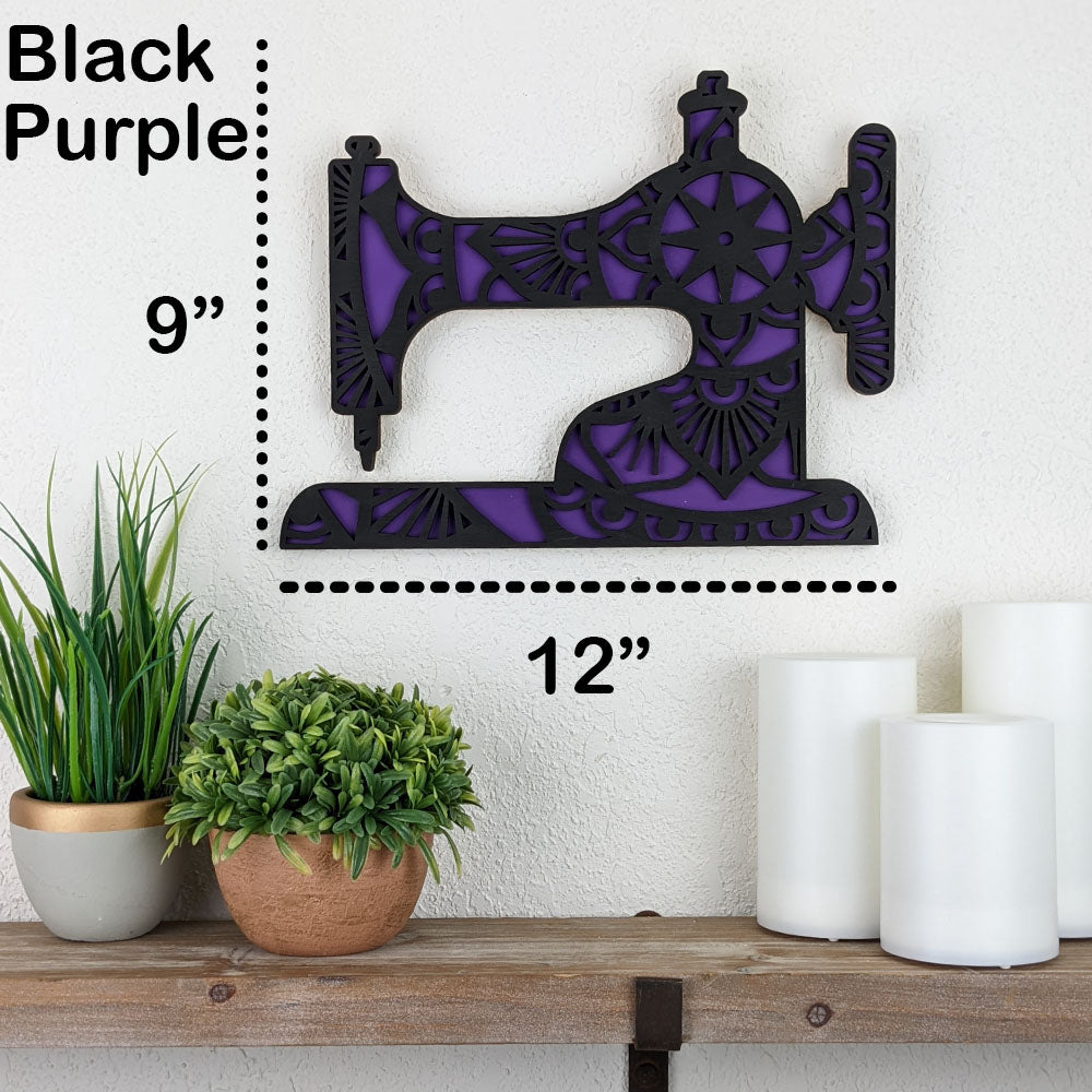 Sewing Machine Mandala Wall Décor