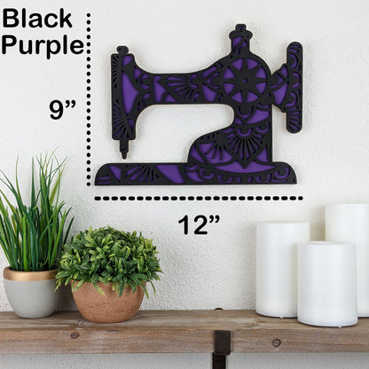 Sewing Machine Mandala Wall Décor