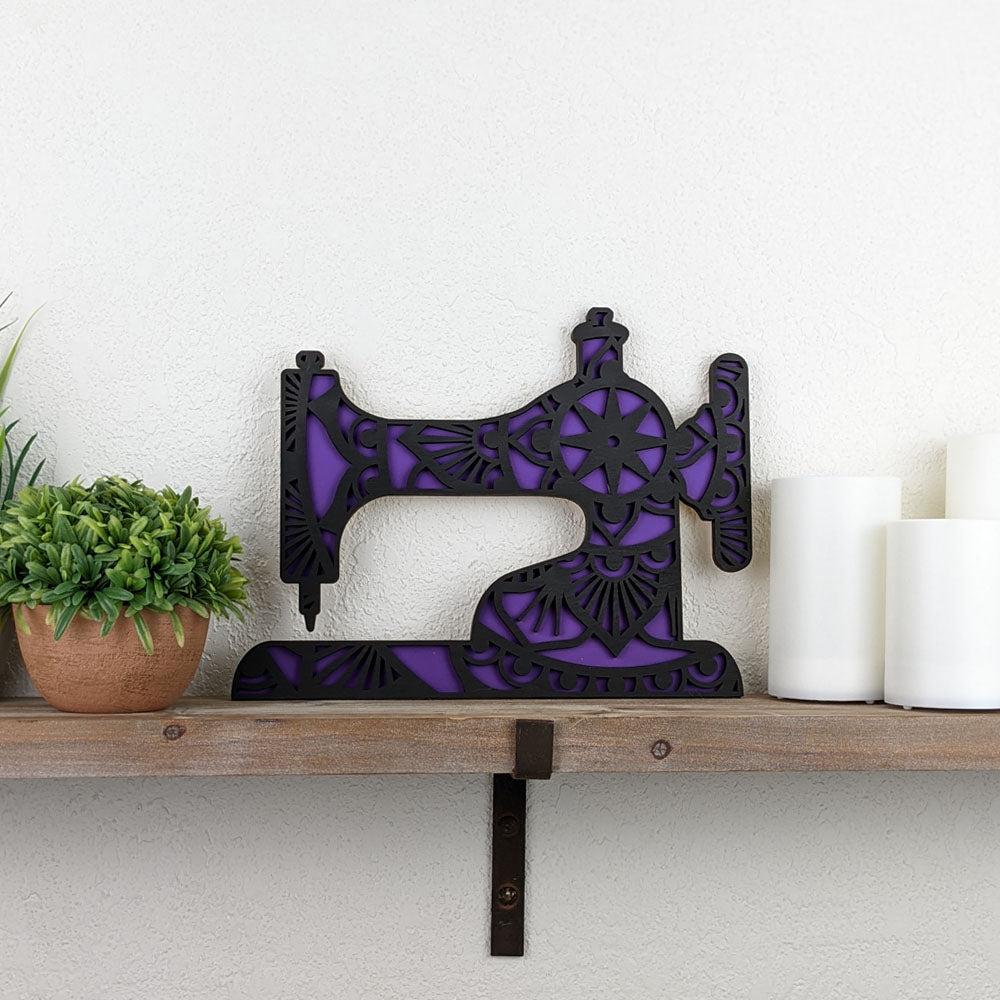 Sewing Machine Mandala Wall Décor