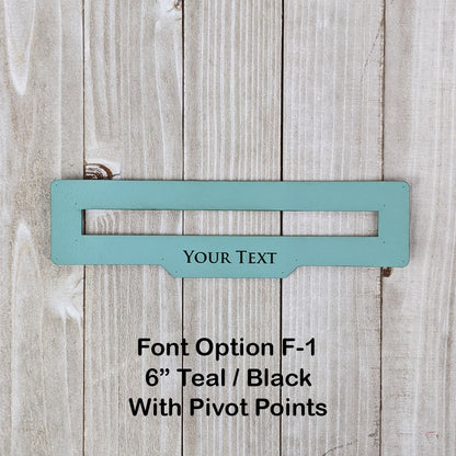 Custom Text Zipper Overlay