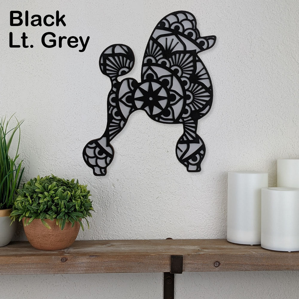 Poodle Mandala Wall Décor