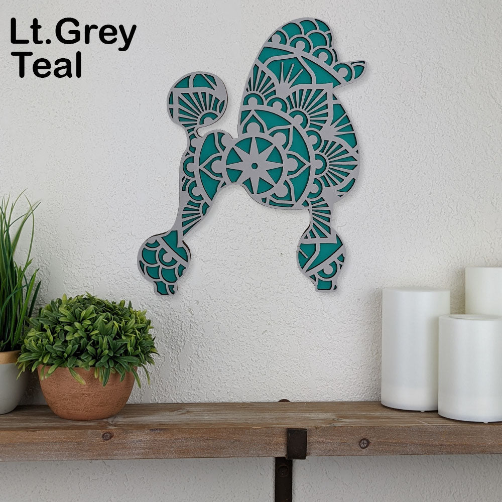 Poodle Mandala Wall Décor