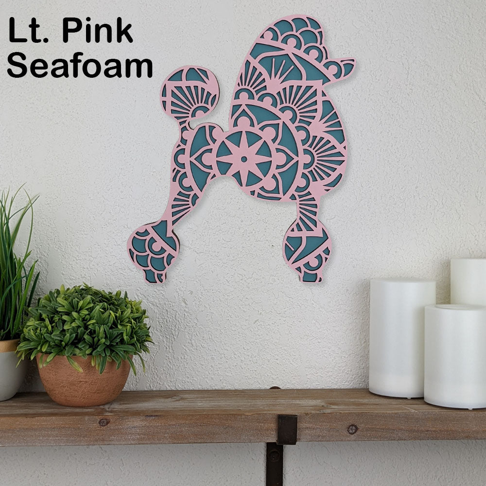 Poodle Mandala Wall Décor