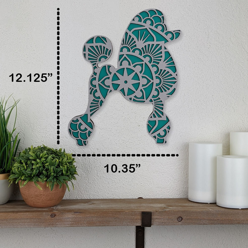 Poodle Mandala Wall Décor