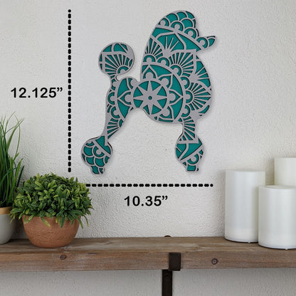 Poodle Mandala Wall Décor