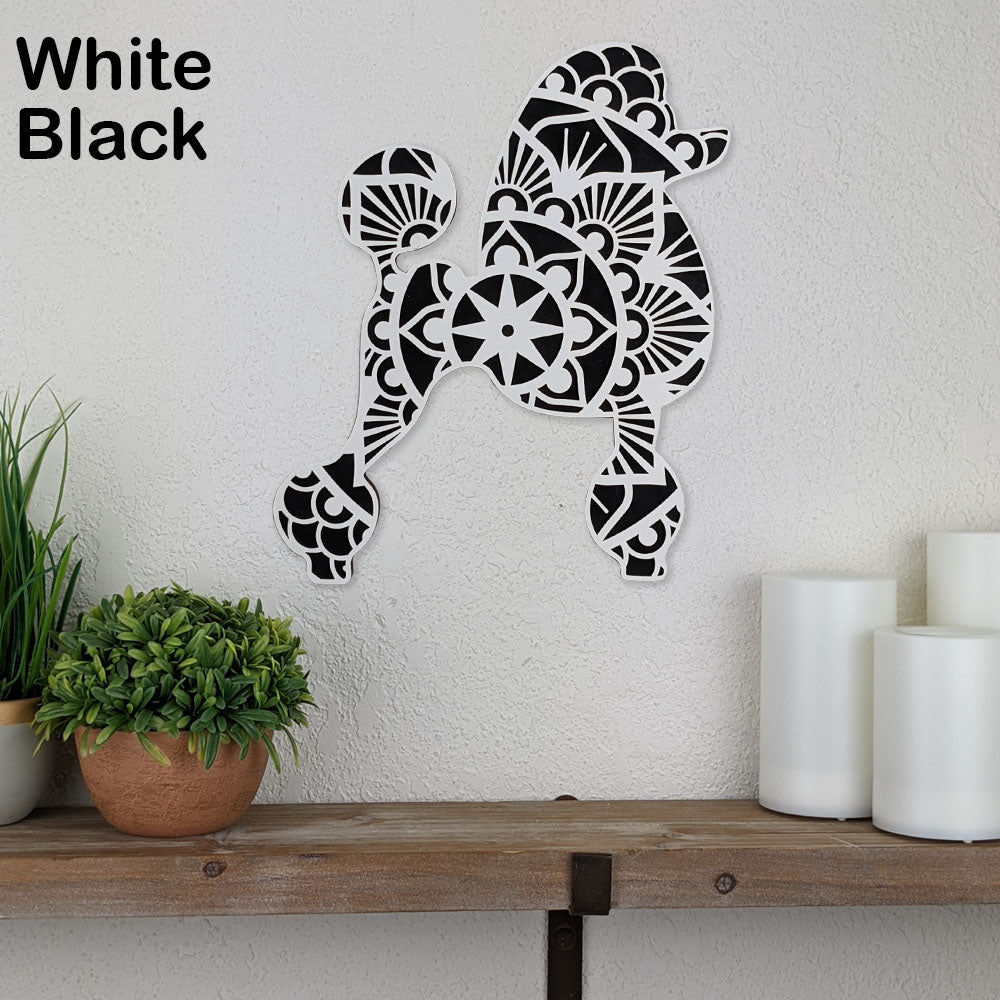 Poodle Mandala Wall Décor