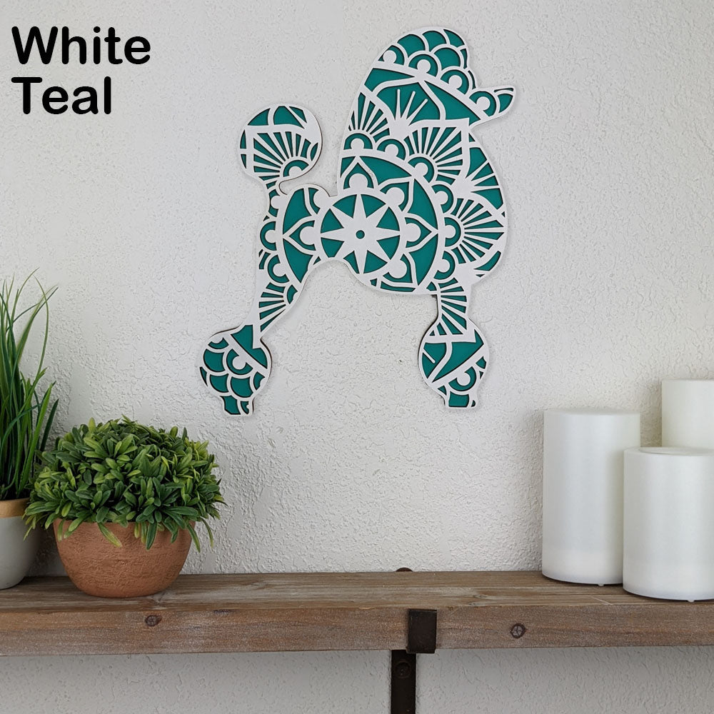 Poodle Mandala Wall Décor