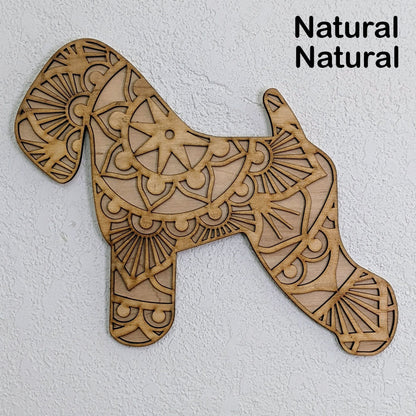 Wheaten Terrier Mandala Wall Décor