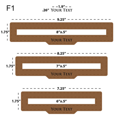 Custom Text Zipper Overlay